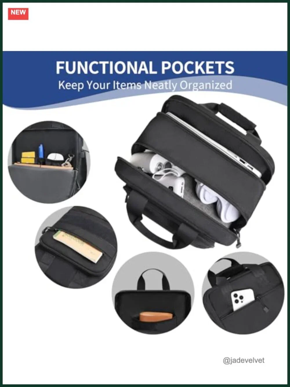 Tactical Messenger Bag for Men, 13-14 Inch Laptop Shoulder Bag